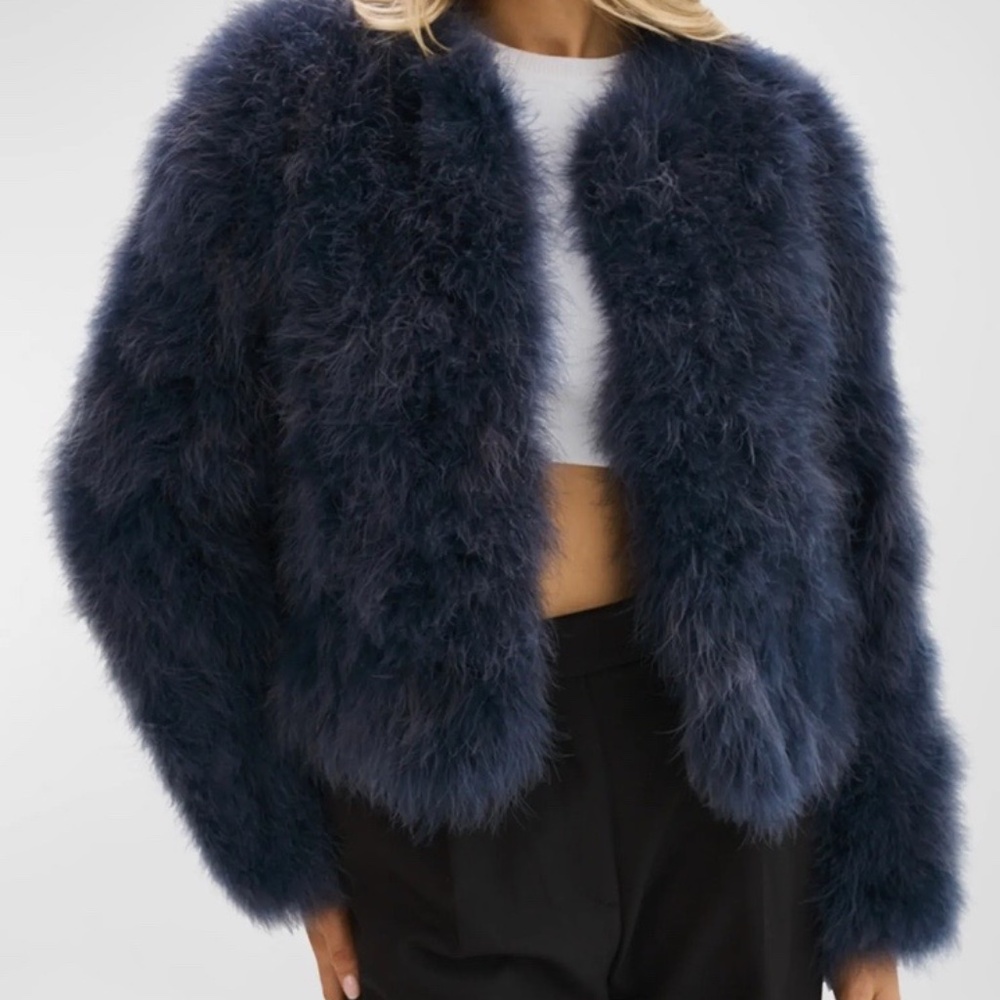 Lamarque Feather Jacket - Picture 8 of 8